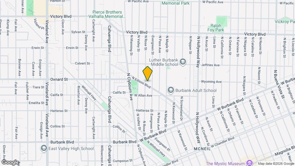 1815 N Edison Blvd Map and Location Details