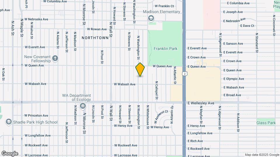 4920 N Washington St Map and Location Details