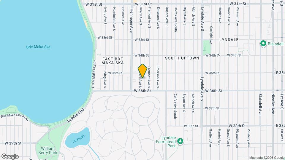 3521 Girard Ave S Map and Location Details