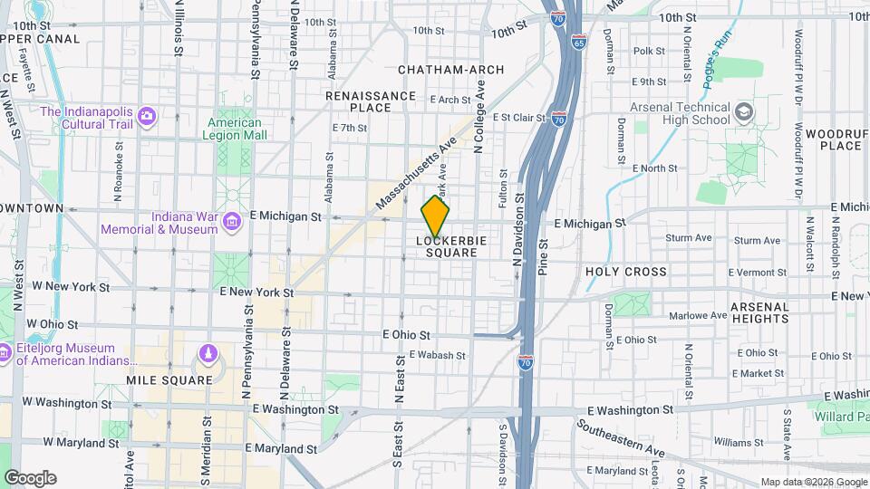 592 E Vermont St Map and Location Details