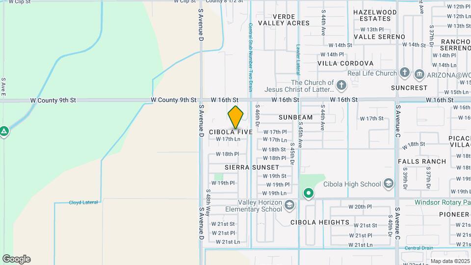 4763 W 17th Pl Map and Location Details