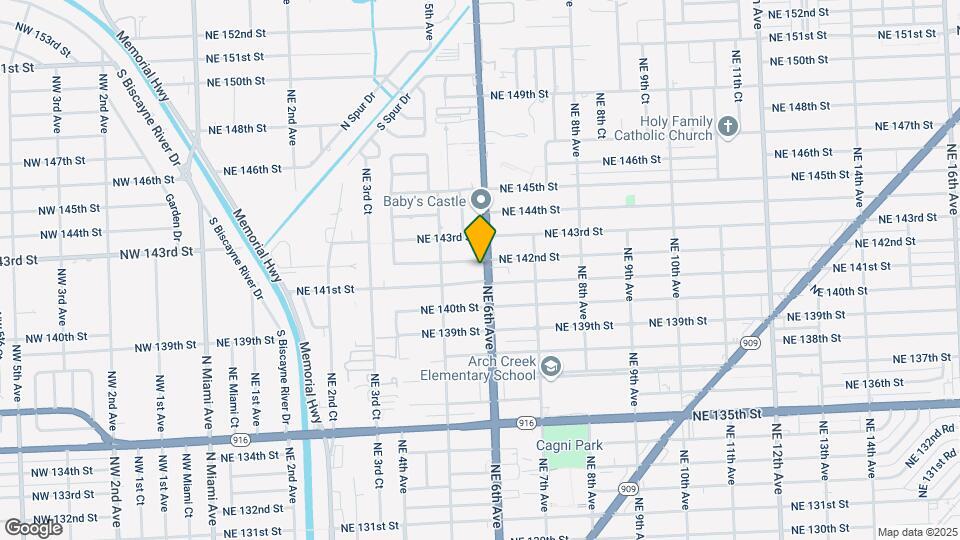 14160 NE 6th Ave Map and Location Details