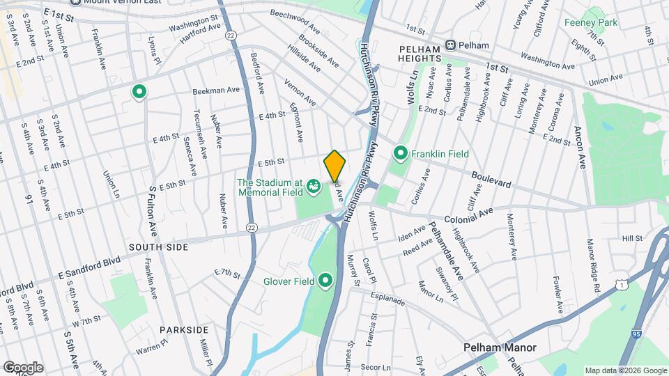 440 Highland Ave Map and Location Details