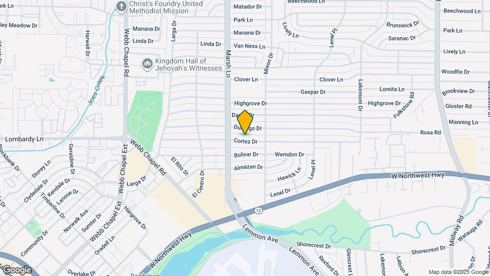 3731 Cortez Dr Map and Location Details