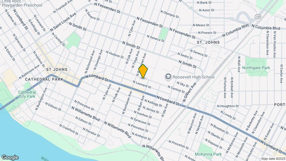 7336 N Central St Map and Location Details