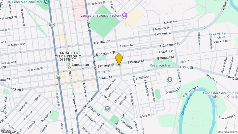 40 N Plum St Map and Location Details