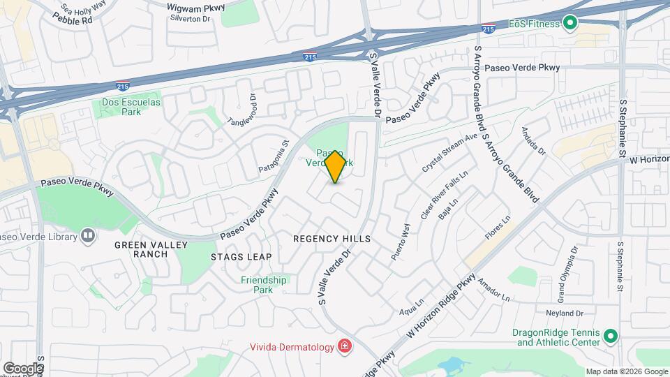 1850 Swallow Hill Ave Map and Location Details