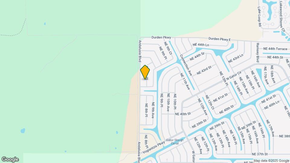 4124 NE 8th Pl Map and Location Details