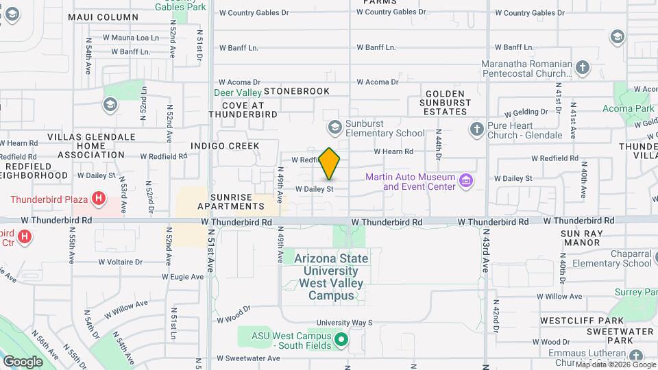 14017 N 48th Ave Map and Location Details