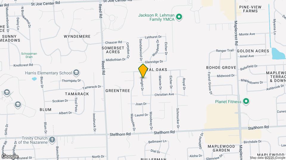 4918 Dwight Dr Map and Location Details