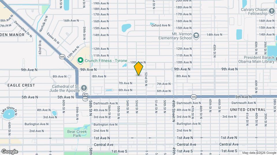 5260 8th Ave N Map and Location Details