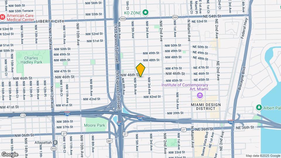 407 NW 45th St Map and Location Details