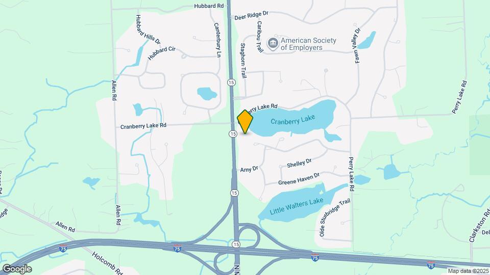 8054 Ortonville Rd Map and Location Details