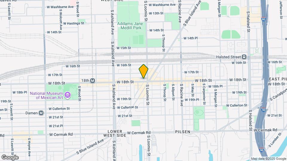 1412 W 18th St Map and Location Details