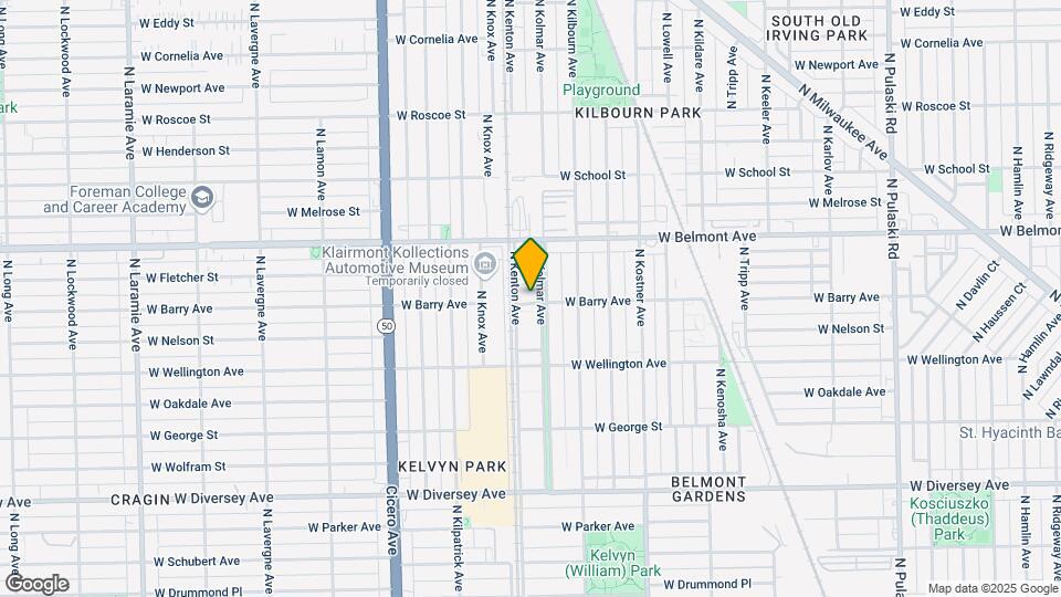 3102-3104 N Kolmar Ave Map and Location Details