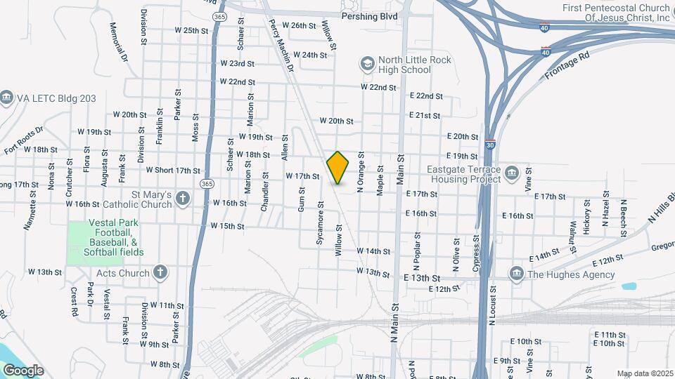 327 W 17th St Map and Location Details