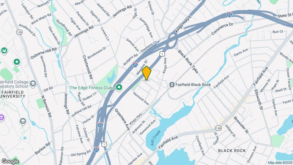 108 New England Ave Map and Location Details