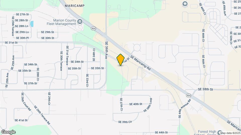 3438 SE 37th Ct Map and Location Details