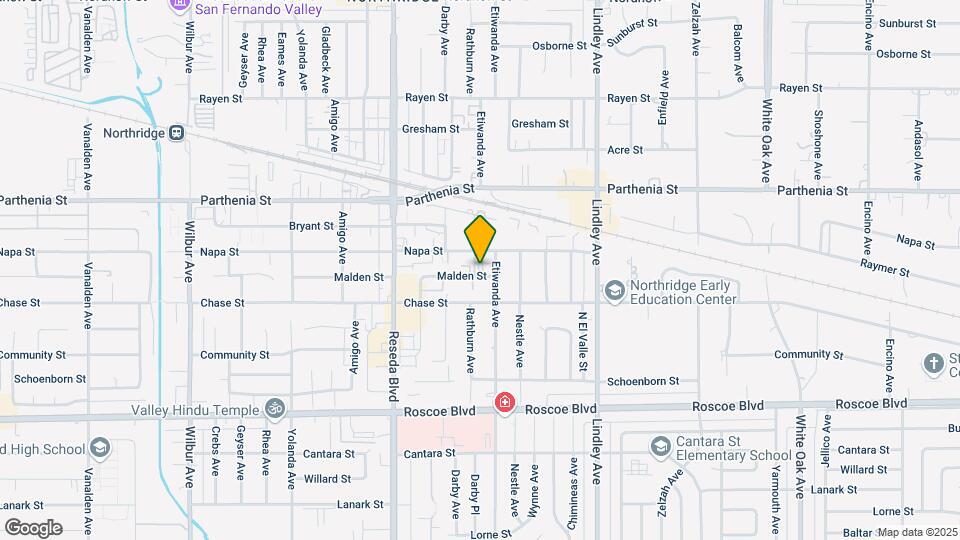 18315 Malden St Map and Location Details