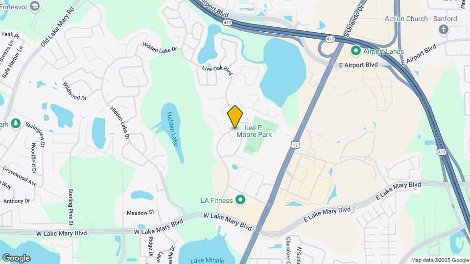 329 Live Oak Blvd Map and Location Details