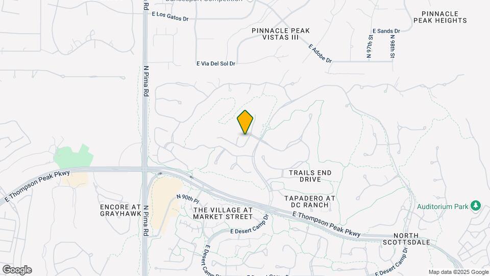 9290 E Thompson Peak Pkwy Mapa y Detalles de la Ubicación