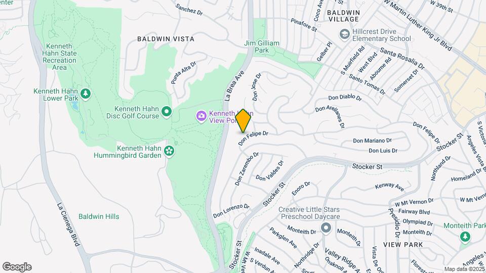 4561 Don Felipe Dr Map and Location Details