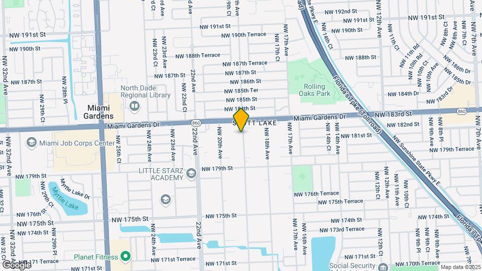 18140 NW 19th Ave Map and Location Details