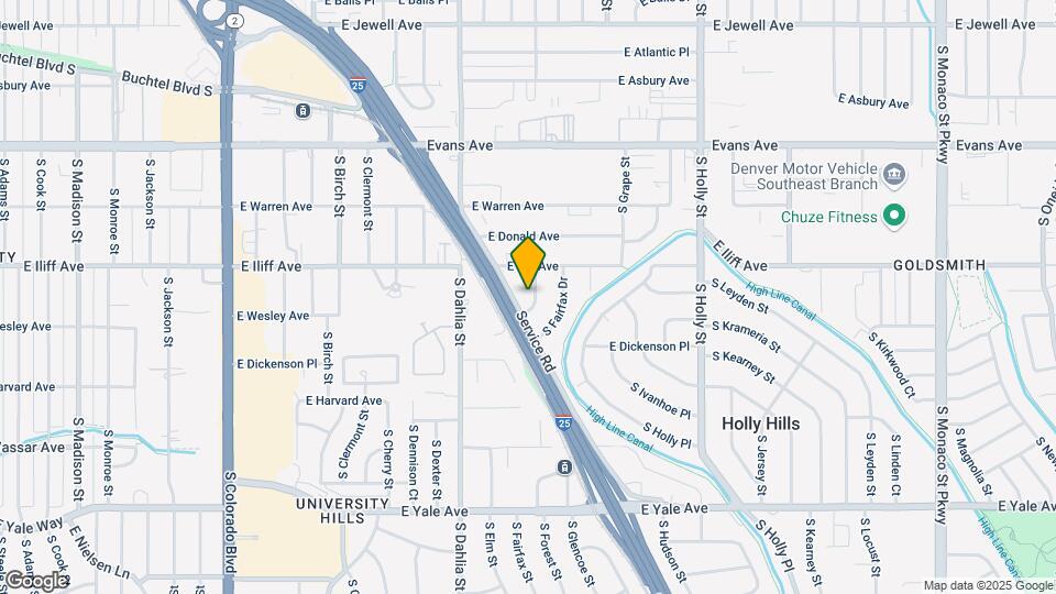 2337 S Elm Dr Map and Location Details