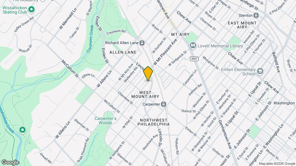 312 Glen Echo Rd Map and Location Details