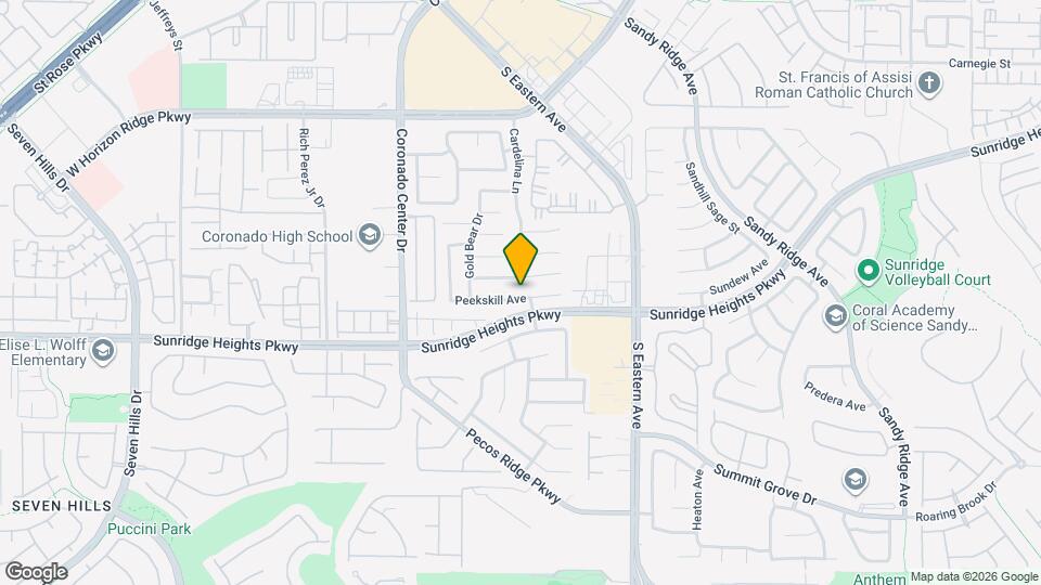 2716 Peekskill Ave Map and Location Details