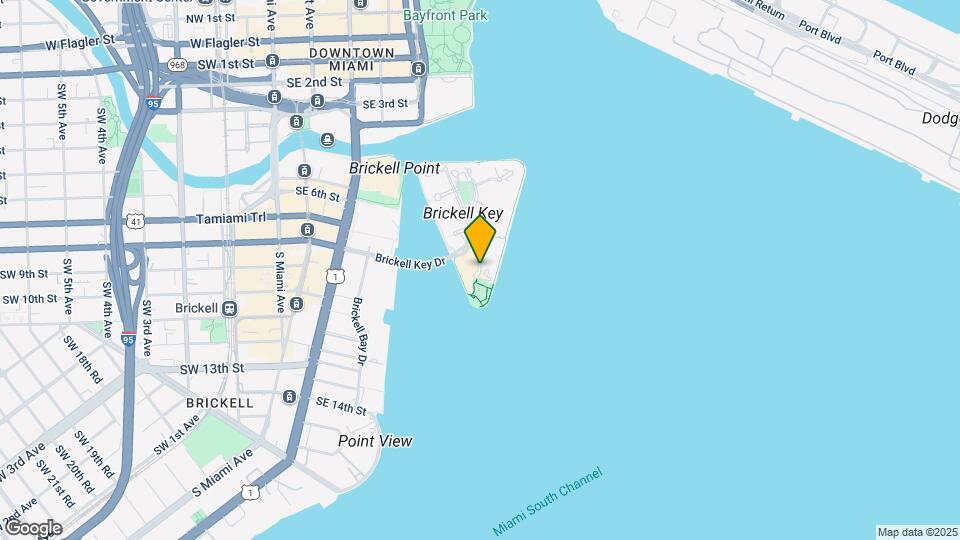 1000 Brickell Plaza Mapa y Detalles de la Ubicación