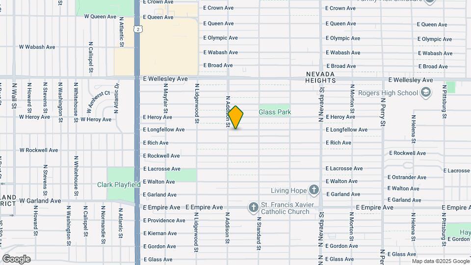 514 E Longfellow Ave Map and Location Details