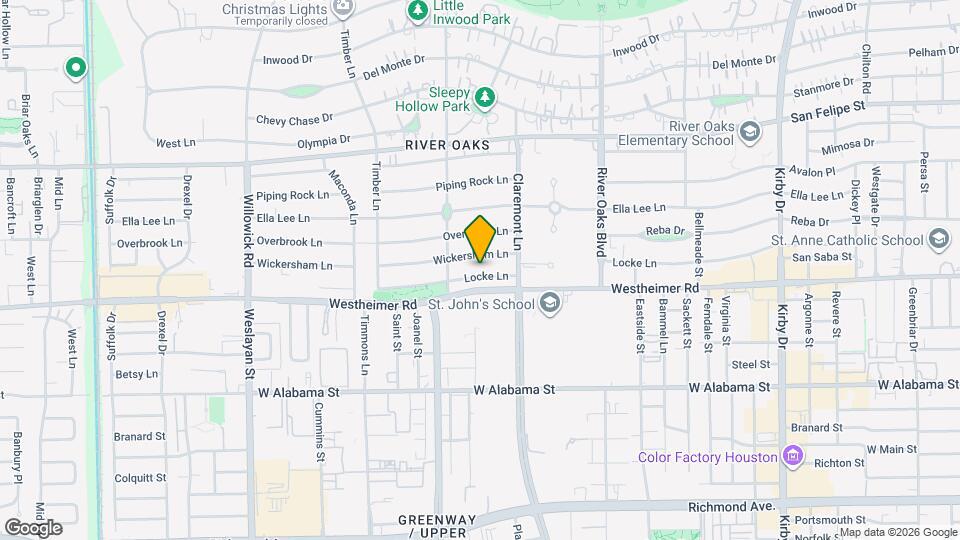 3440 Locke Ln Map and Location Details