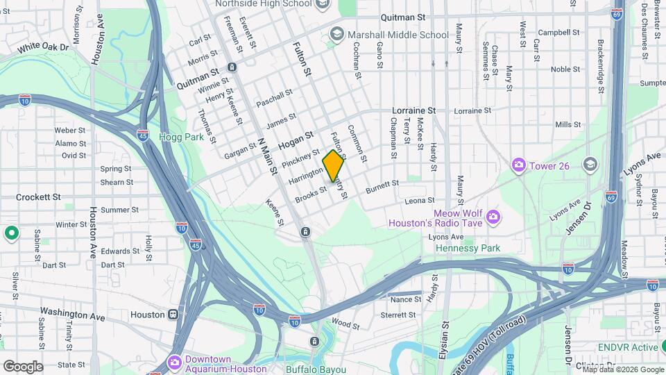 1526 Chestnut St Map and Location Details