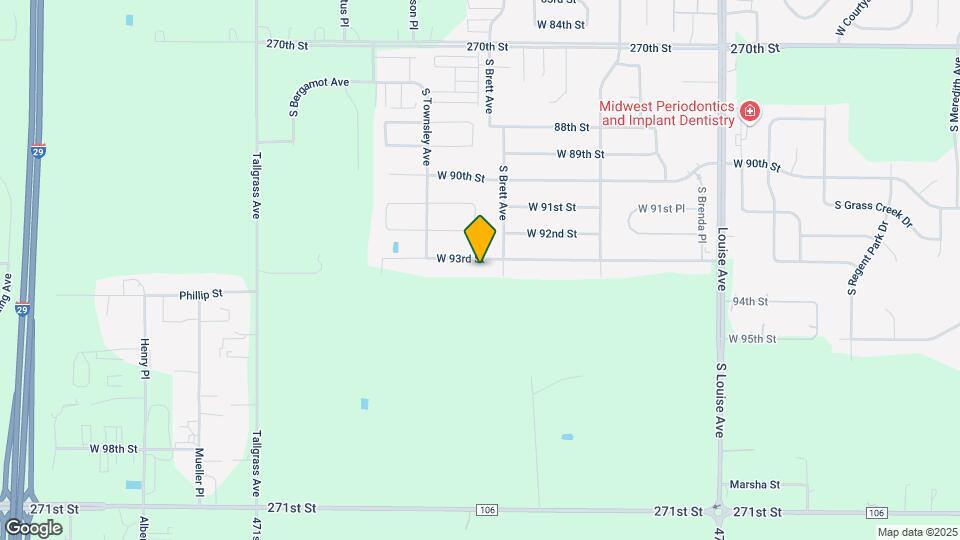 4213 W 93rd St Map and Location Details