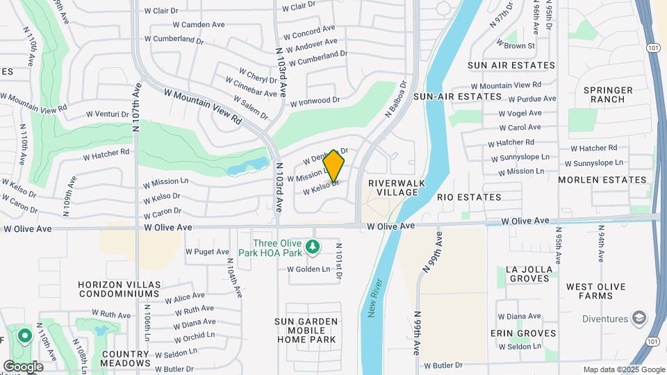 10015 W Kelso Dr Map and Location Details