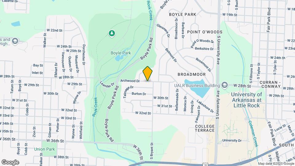 6817 Archwood Dr Map and Location Details