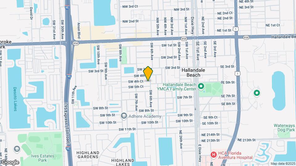 611 SW 4th Ct Map and Location Details