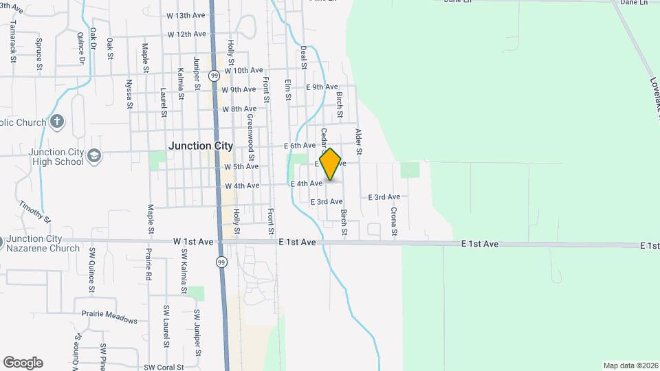 390 Cedar St Map and Location Details