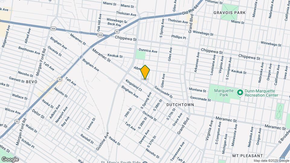 3883 Meramec St Map and Location Details