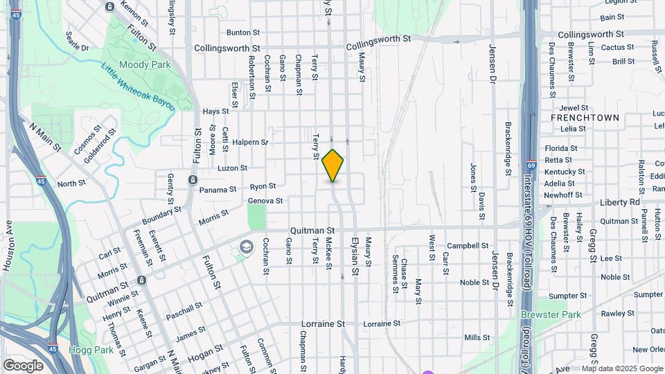 2707 Hardy St Map and Location Details