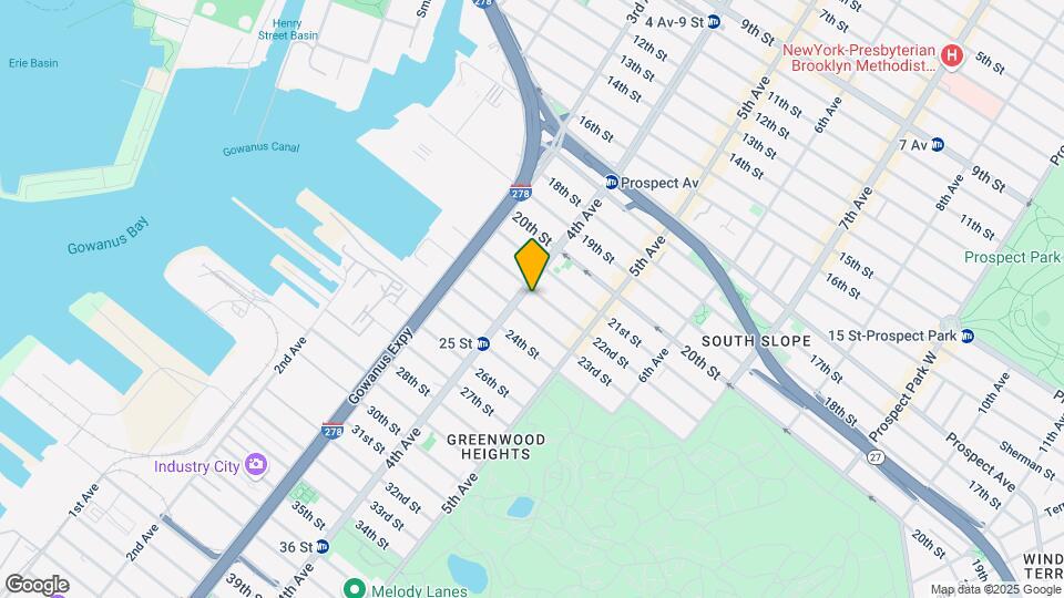 184 22nd St Map and Location Details