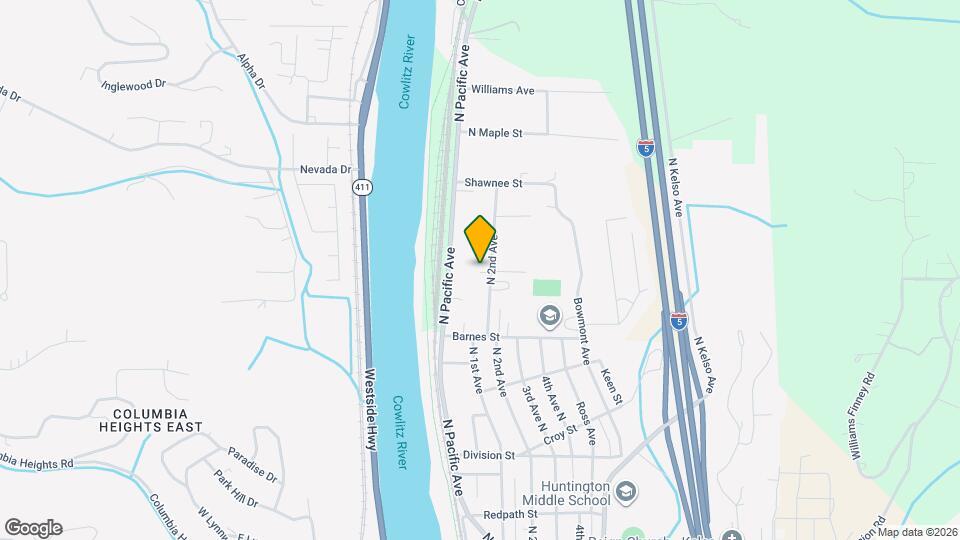 1623 N 2nd Ave Map and Location Details