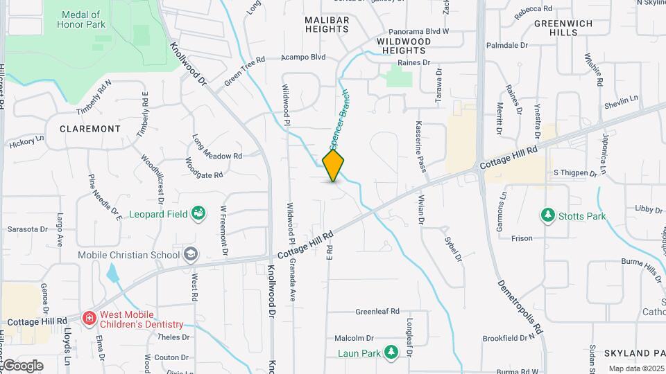 2108 Panorama Dr Map and Location Details