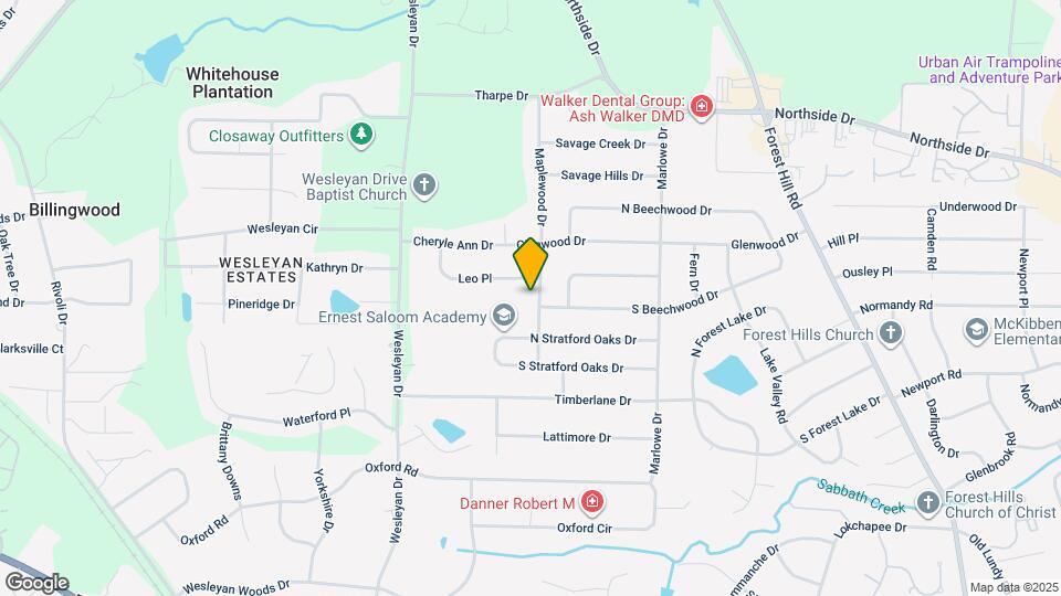 1442 Maplewood Dr Map and Location Details