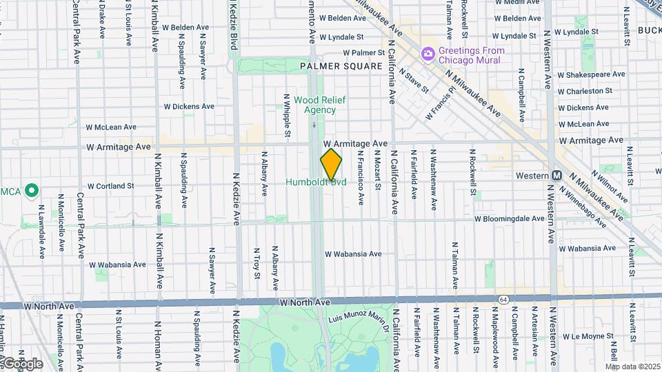 2947 W Cortland St Map and Location Details