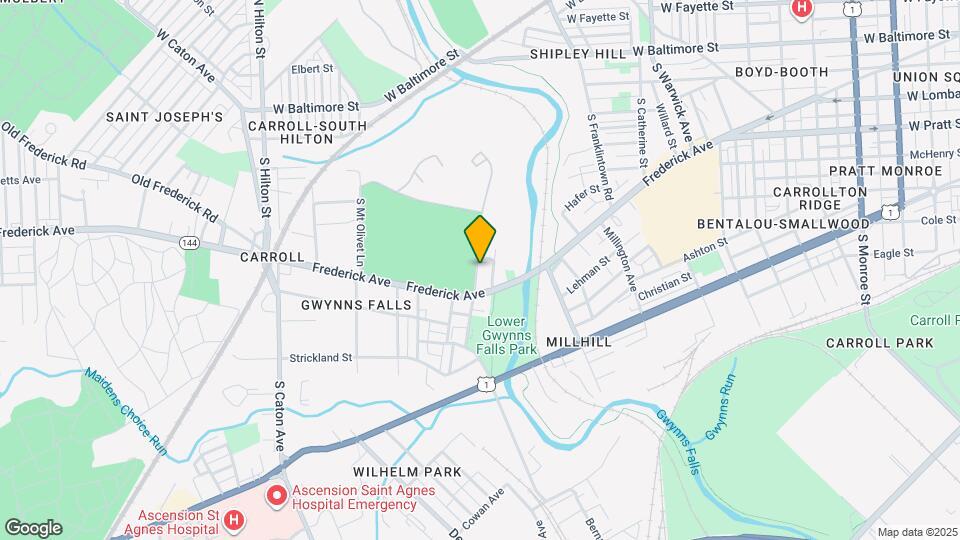 345 Font Hill Ave Mapa y Detalles de la Ubicación