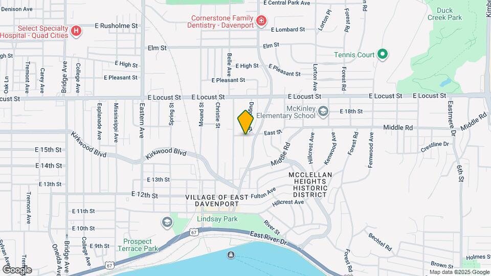 2319 East St Map and Location Details
