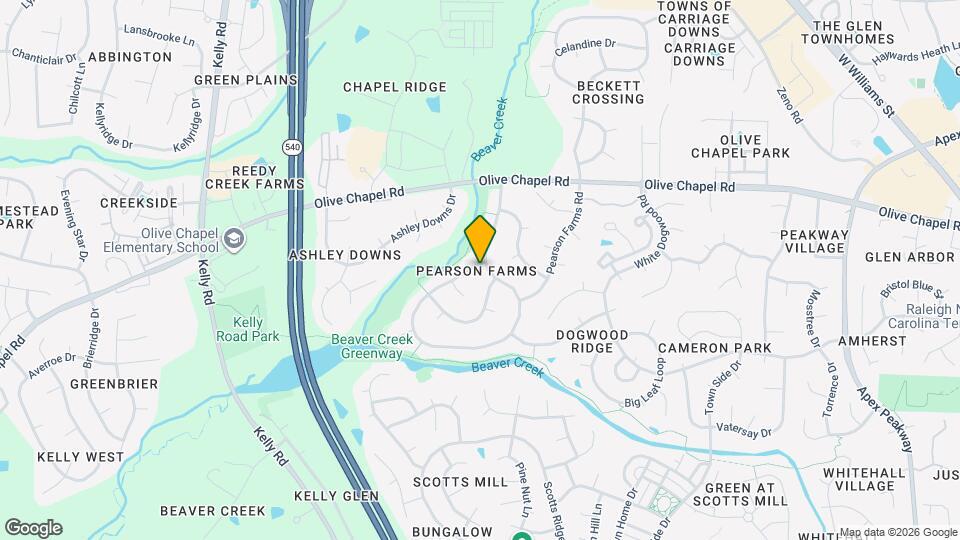 1203 Patterson Grove Rd Map and Location Details