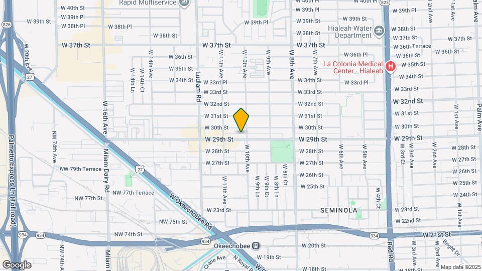 1023 W 29th St Map and Location Details